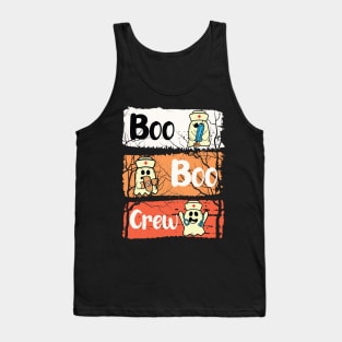 Boo Boo Crew Nurse Shirts Halloween Nurse Shirts for Women Tank Top